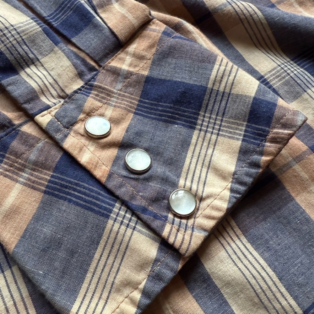 Vintage Bar M Rancher Western Pearl Snap Shirt - Picture 3 of 4